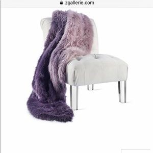 Unused oversized throw - purple (light to dark)